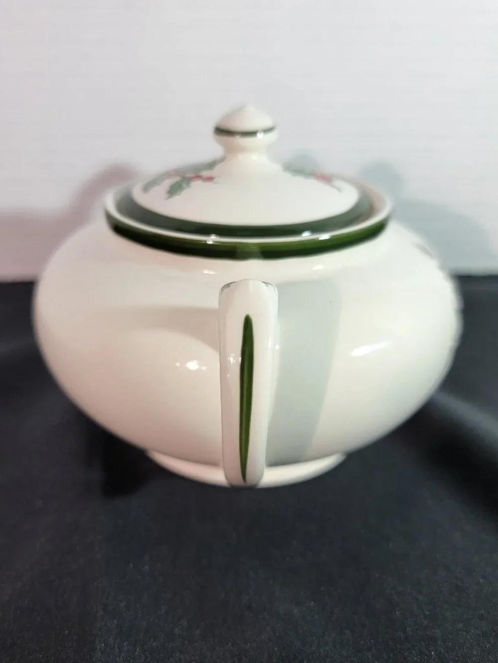 Cuthbertson RARE Original Christmas Tree Sugar Bowl & Lid Vintage